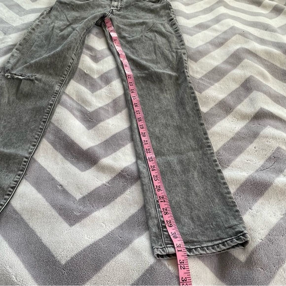 Levi’s 511 Men’s Black Wash Distressed Size 33 X 32 Normcore Casual Stretch - Picture 11 of 16